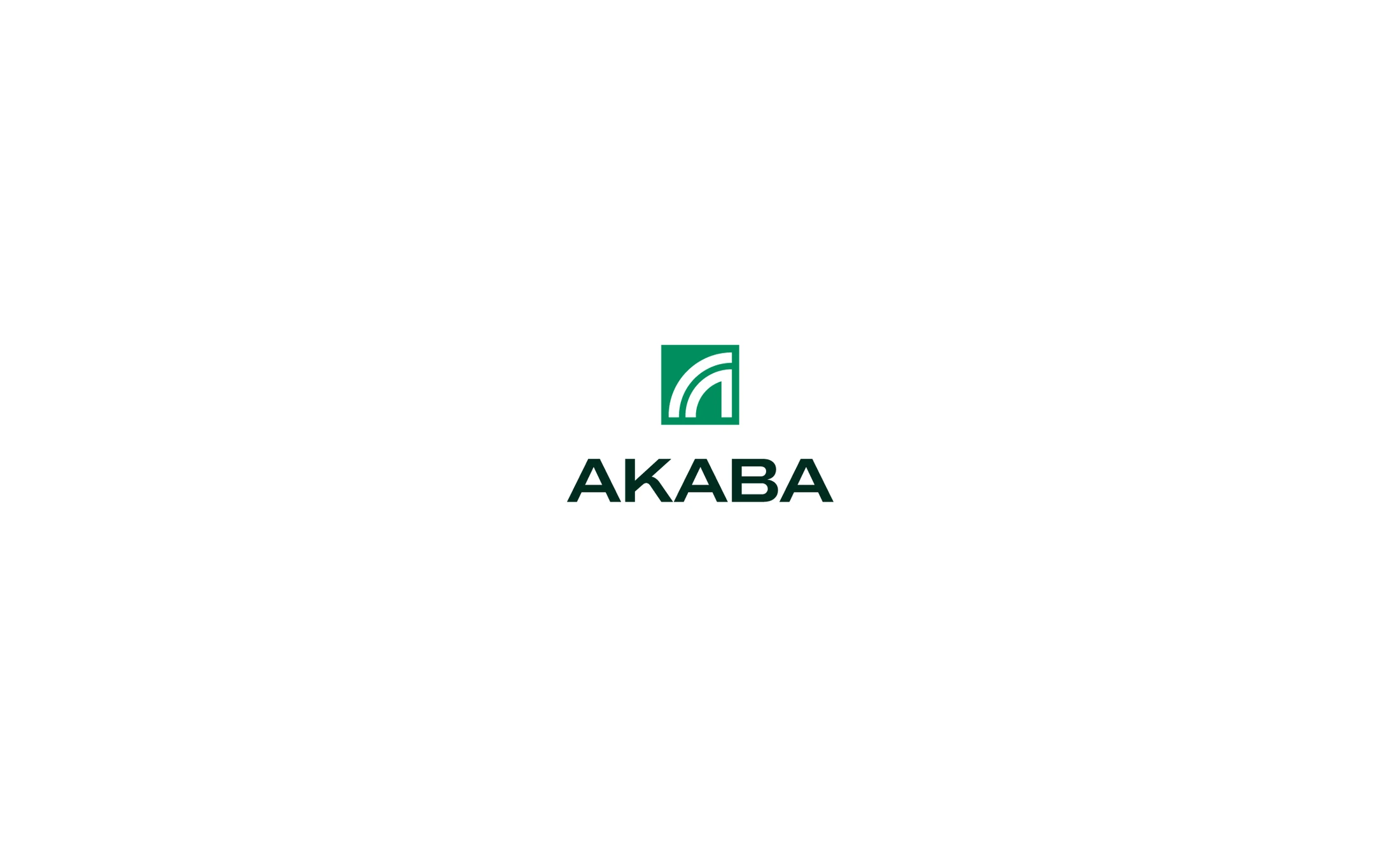 AKABA logo on white