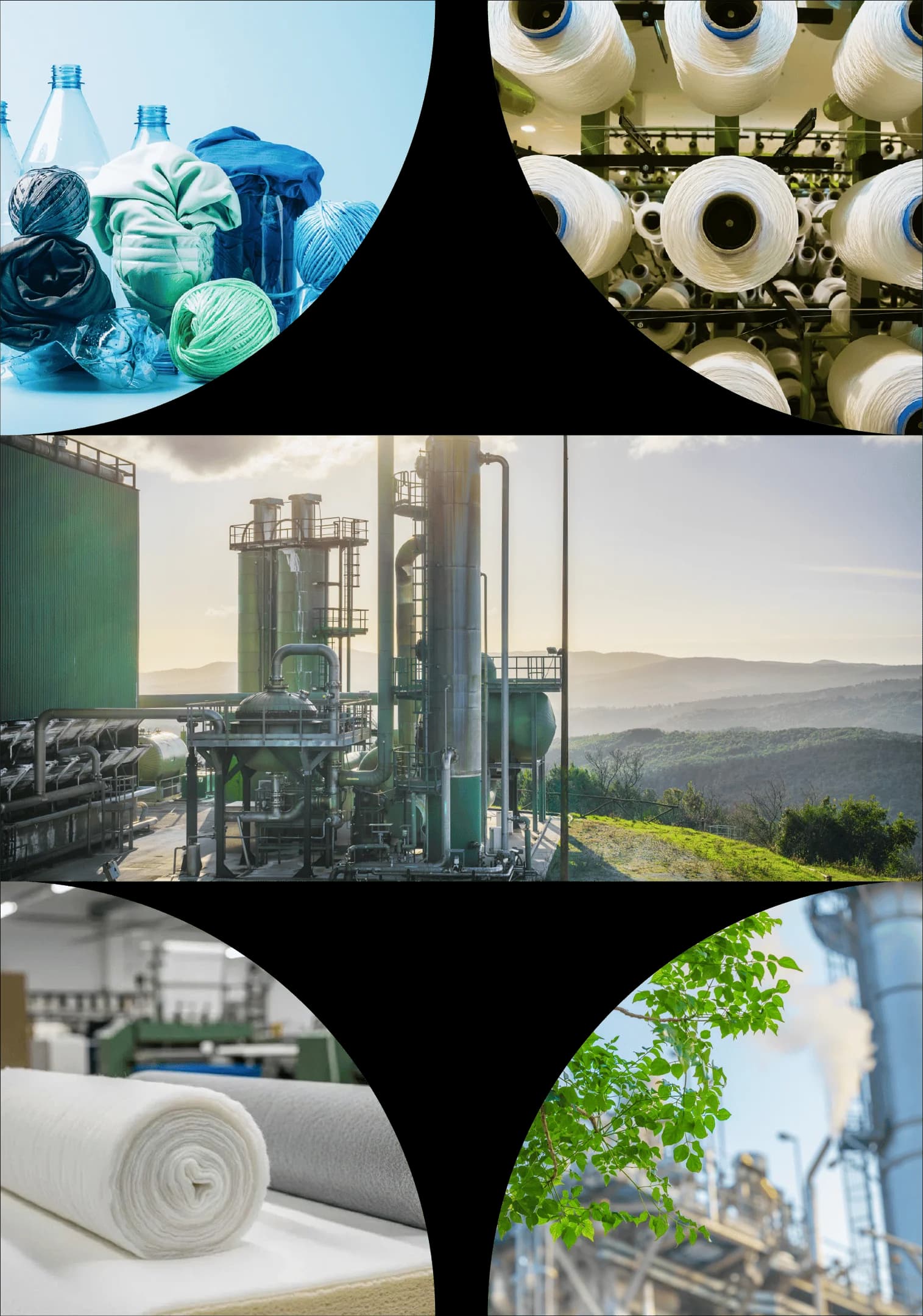 AKABA inspiration: recycled PET, fiber production, manufacturing and nature