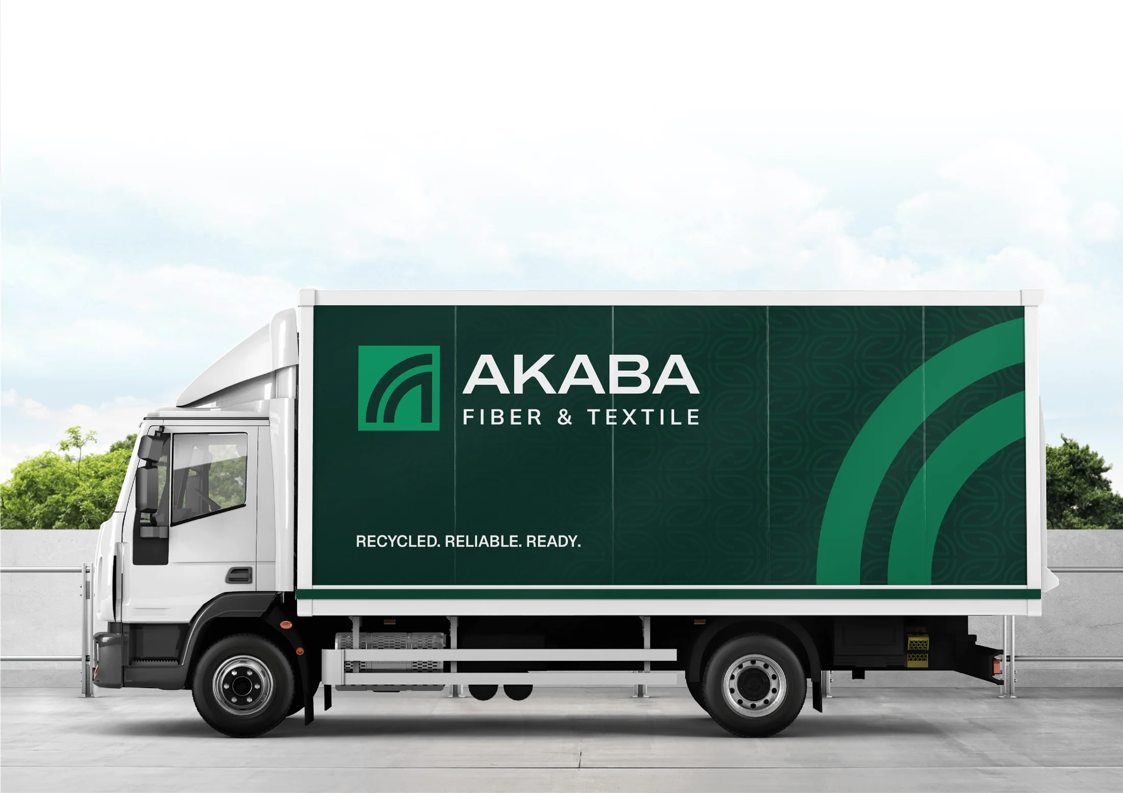 AKABA truck livery in daylight