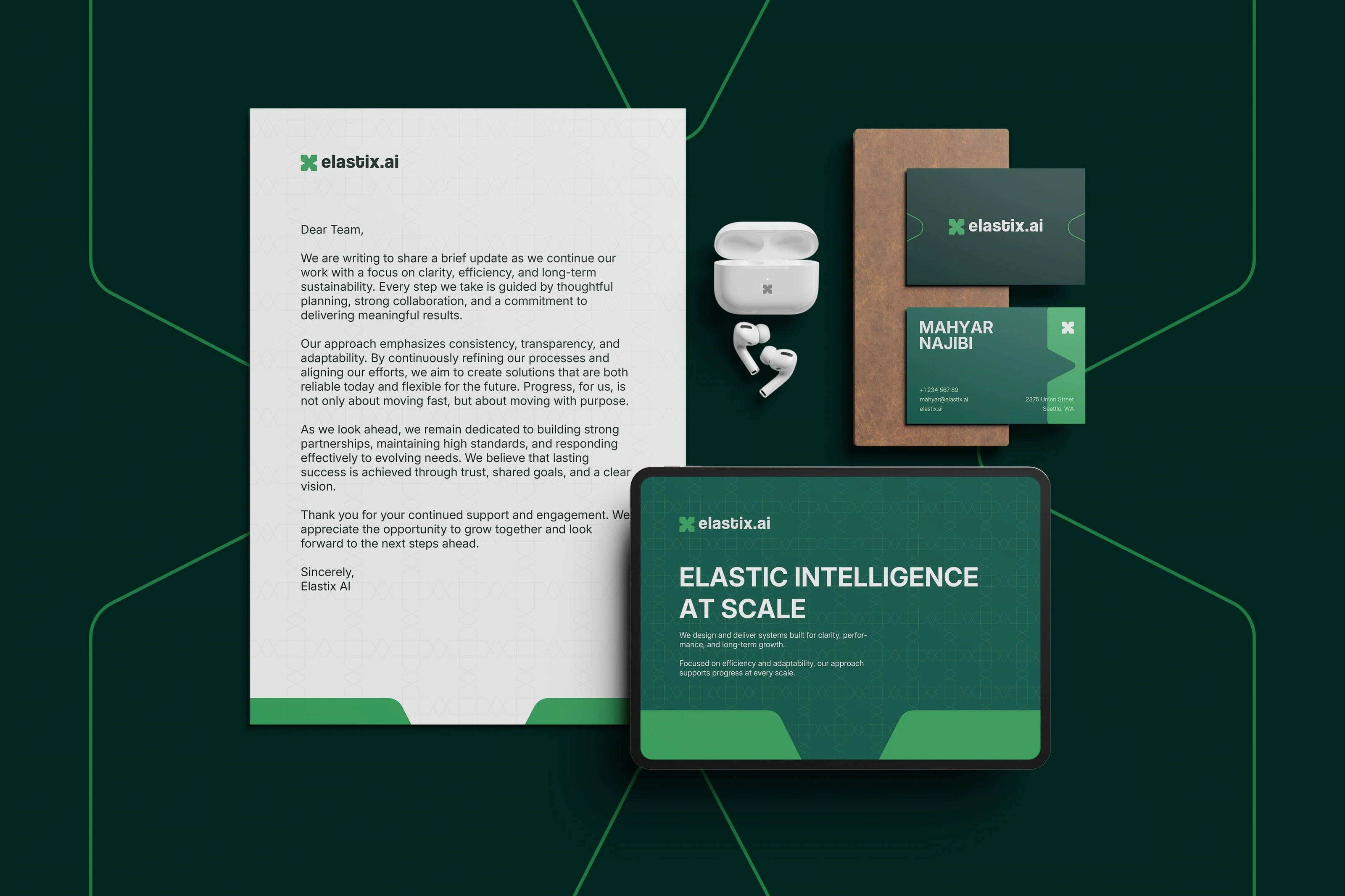 Elastix.ai — brand application
