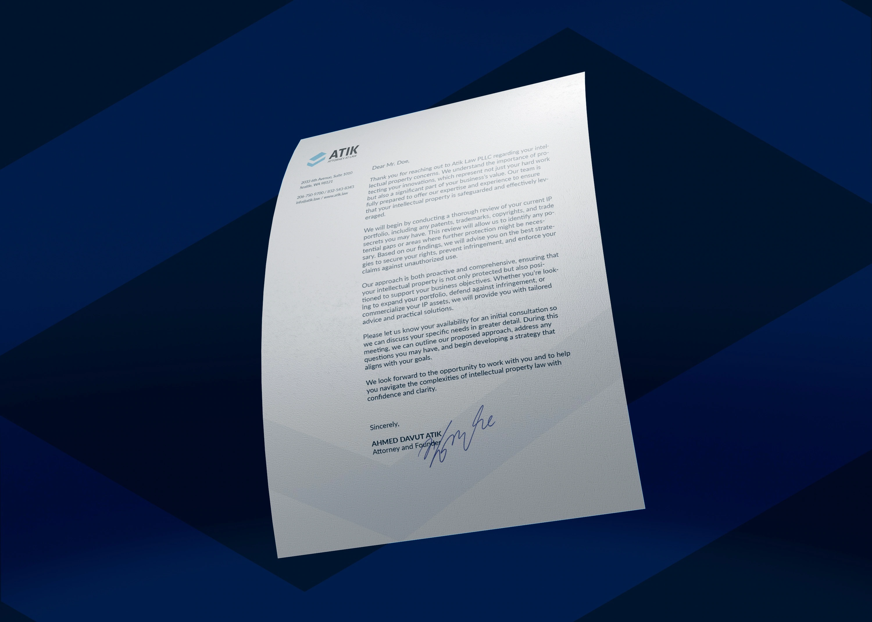 ATIK Law — brand application