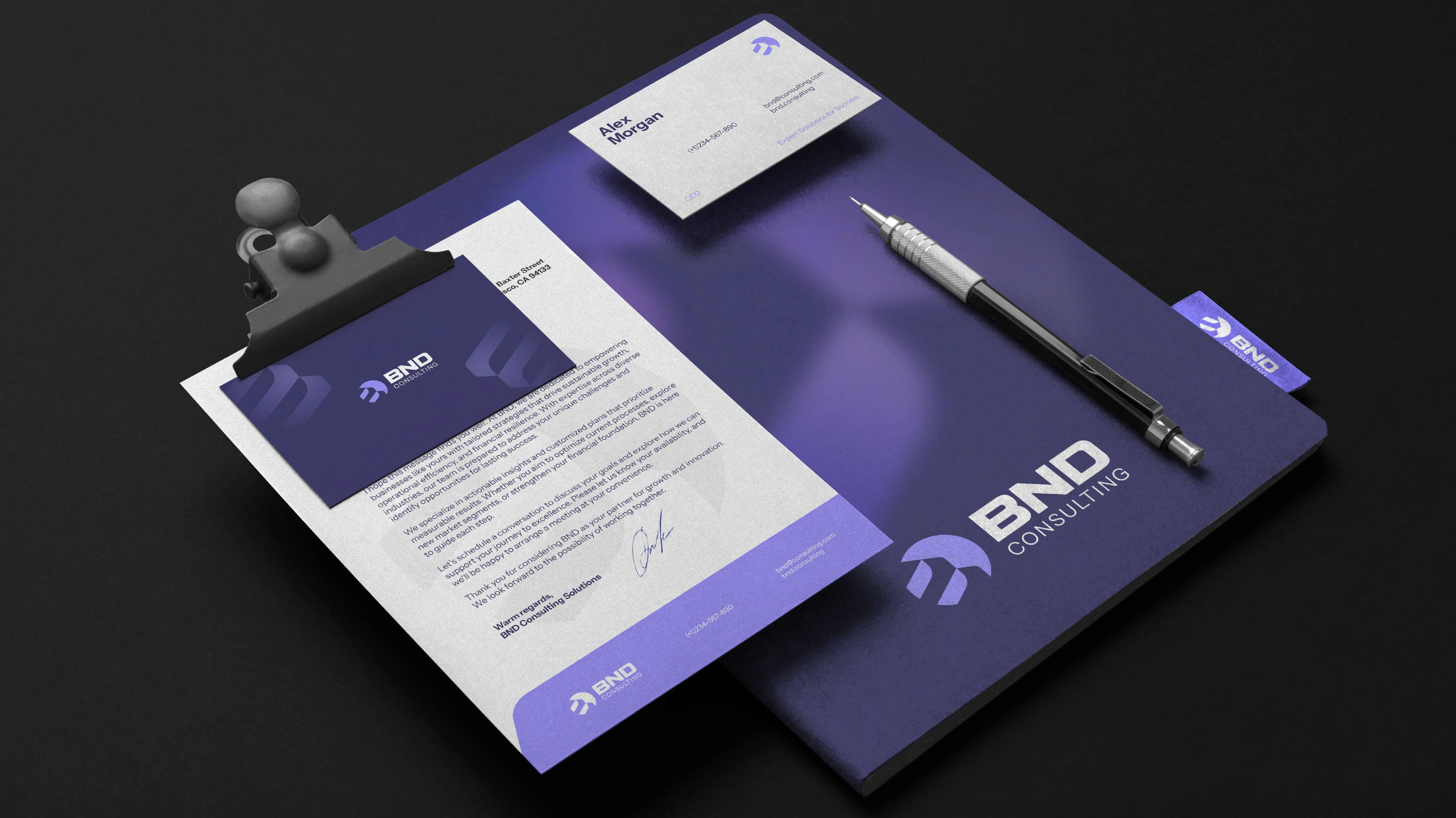 BND Consulting — brand application