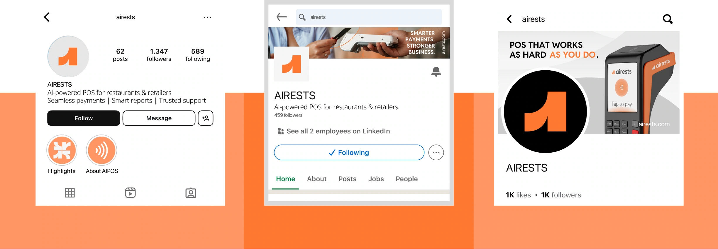 Airests — identity detail