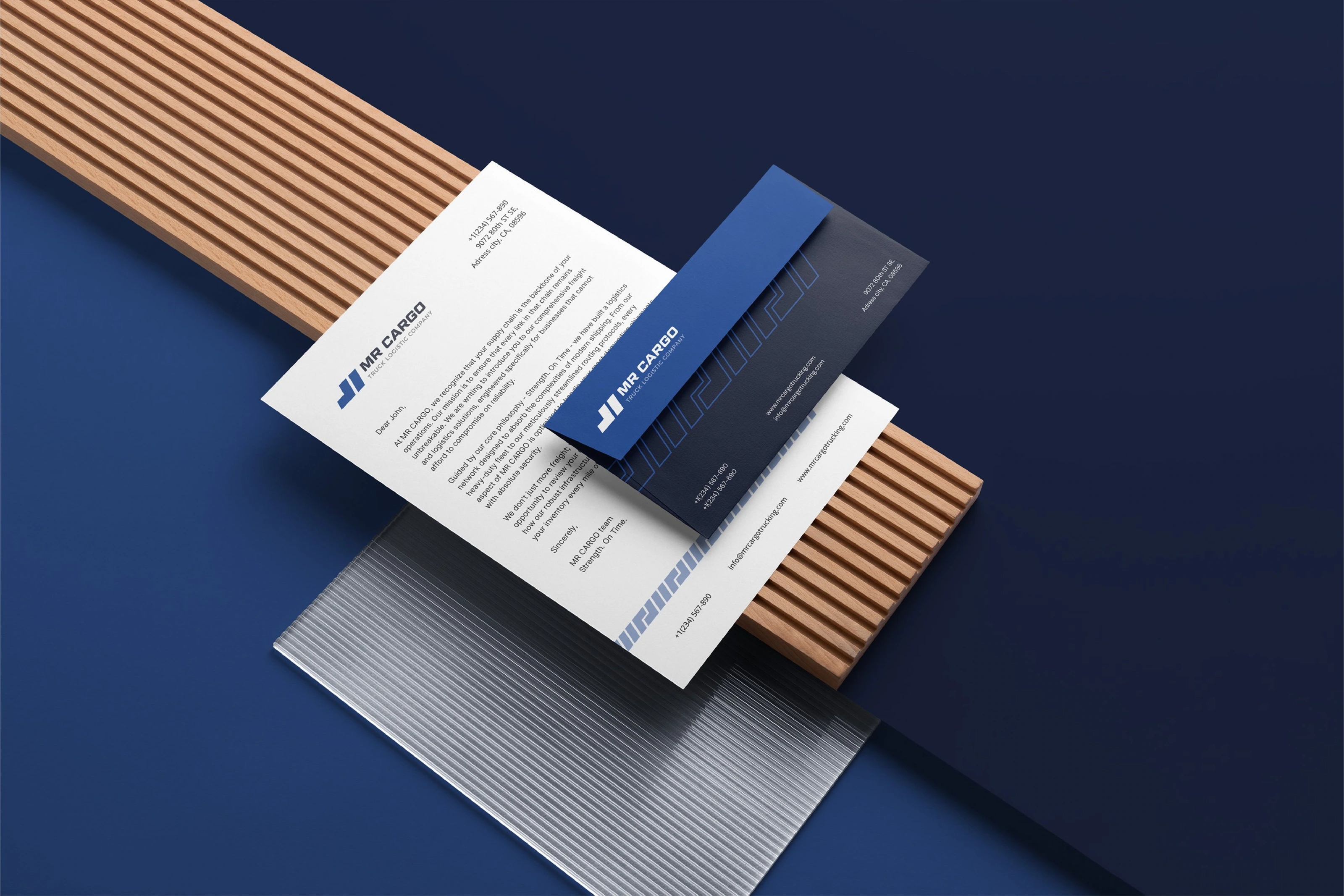 MR Cargo — brand application