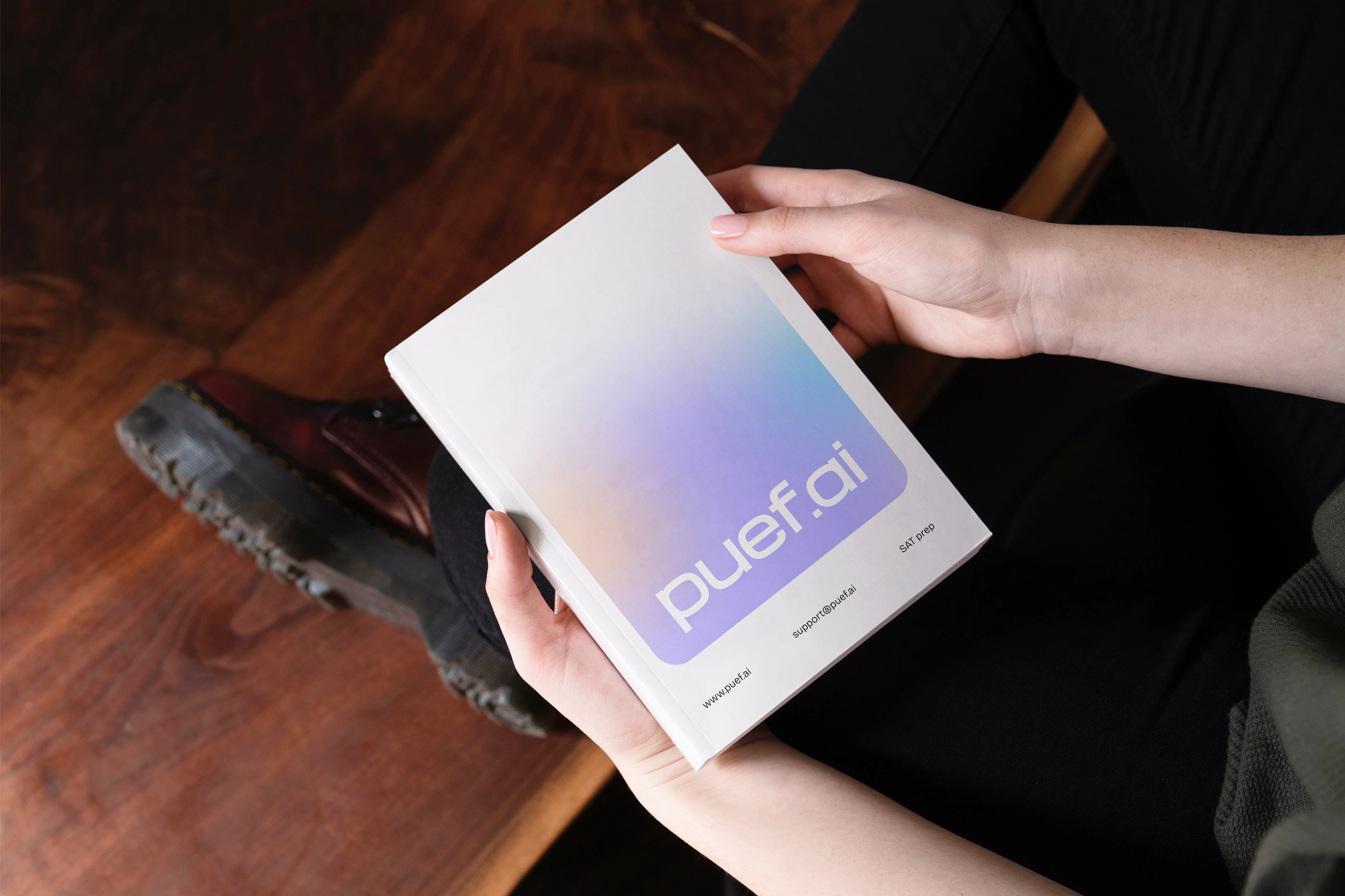puef.ai — brand application