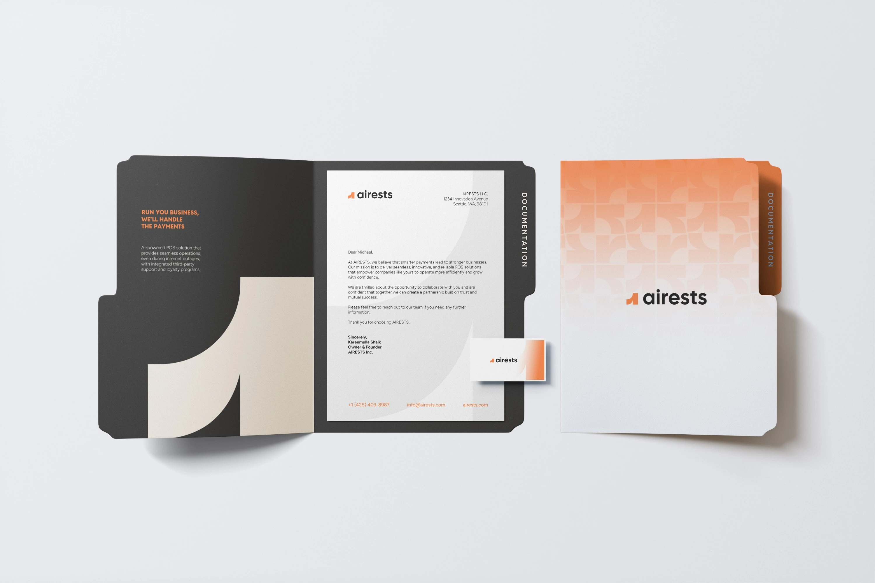 Airests — brand application