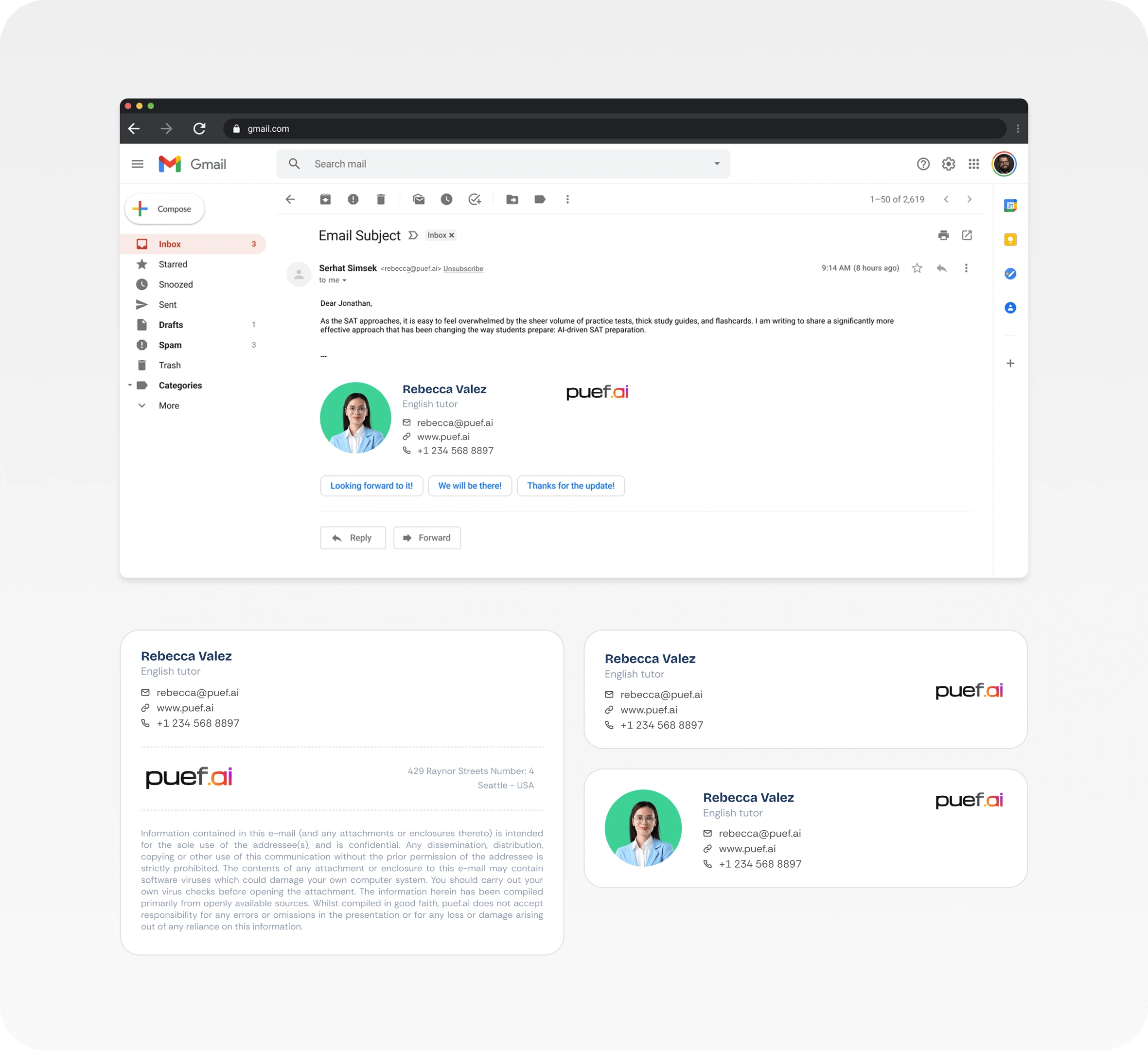 puef.ai — identity detail