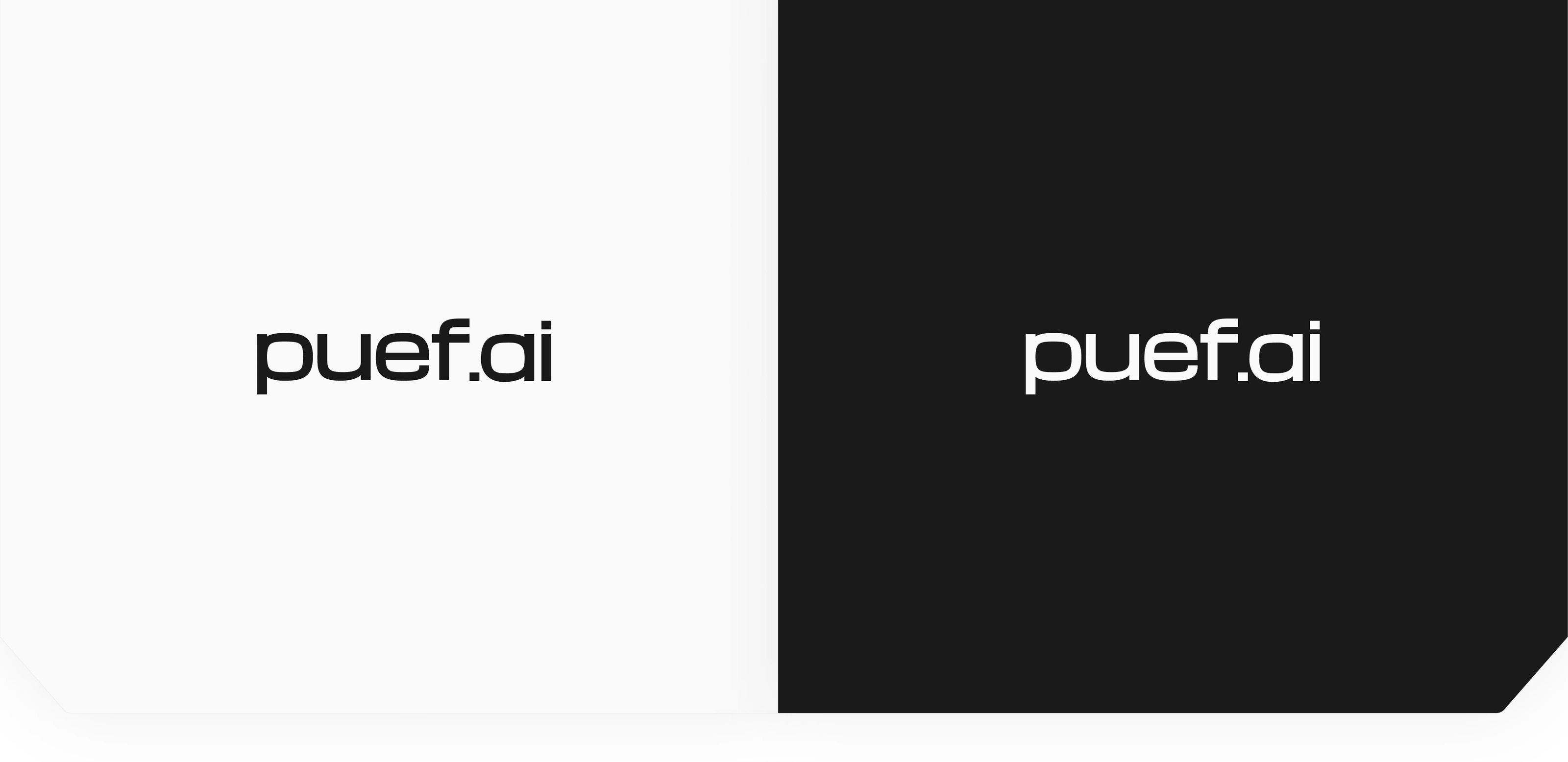 puef.ai — brand application