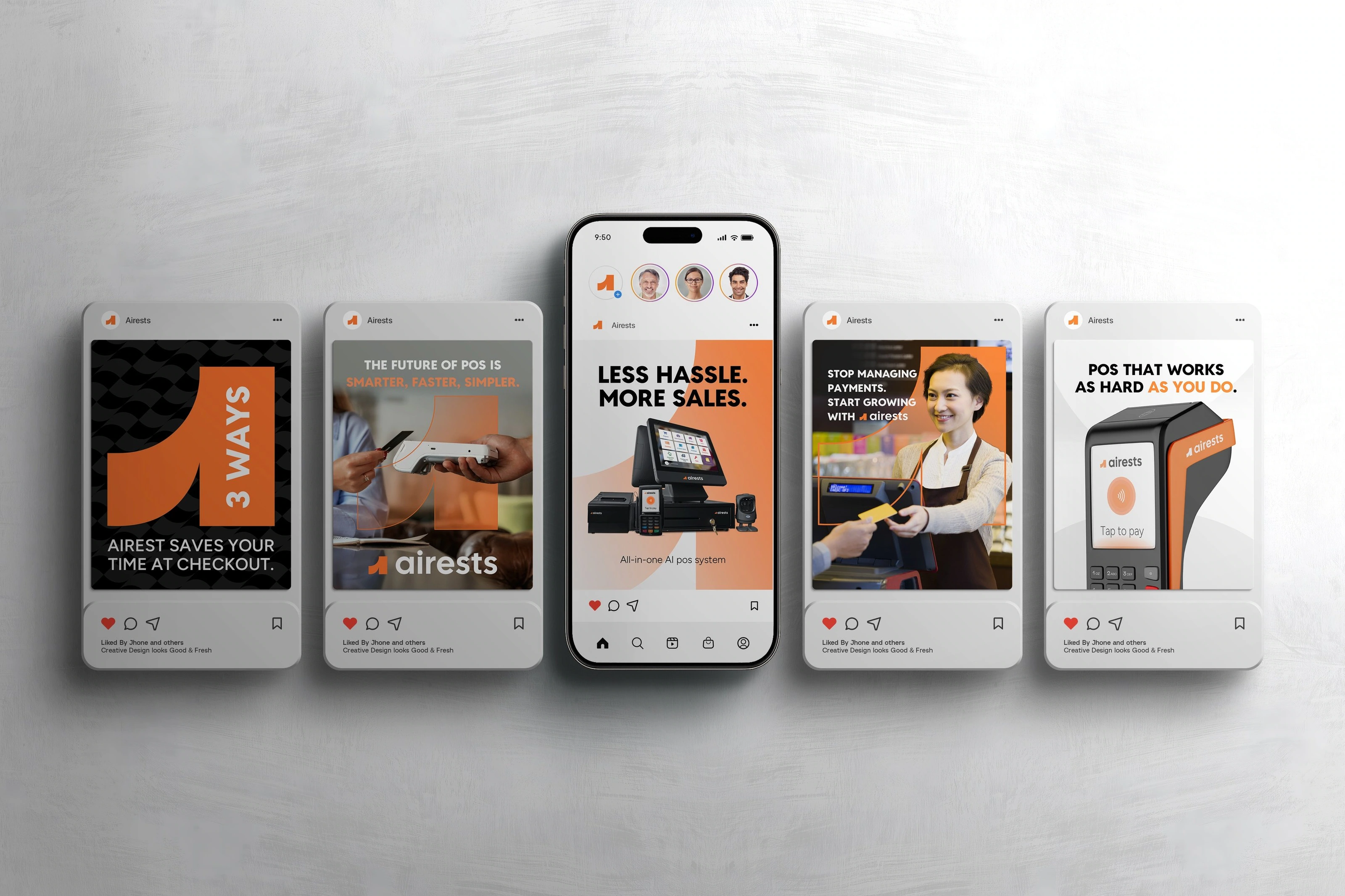 Airests — brand application