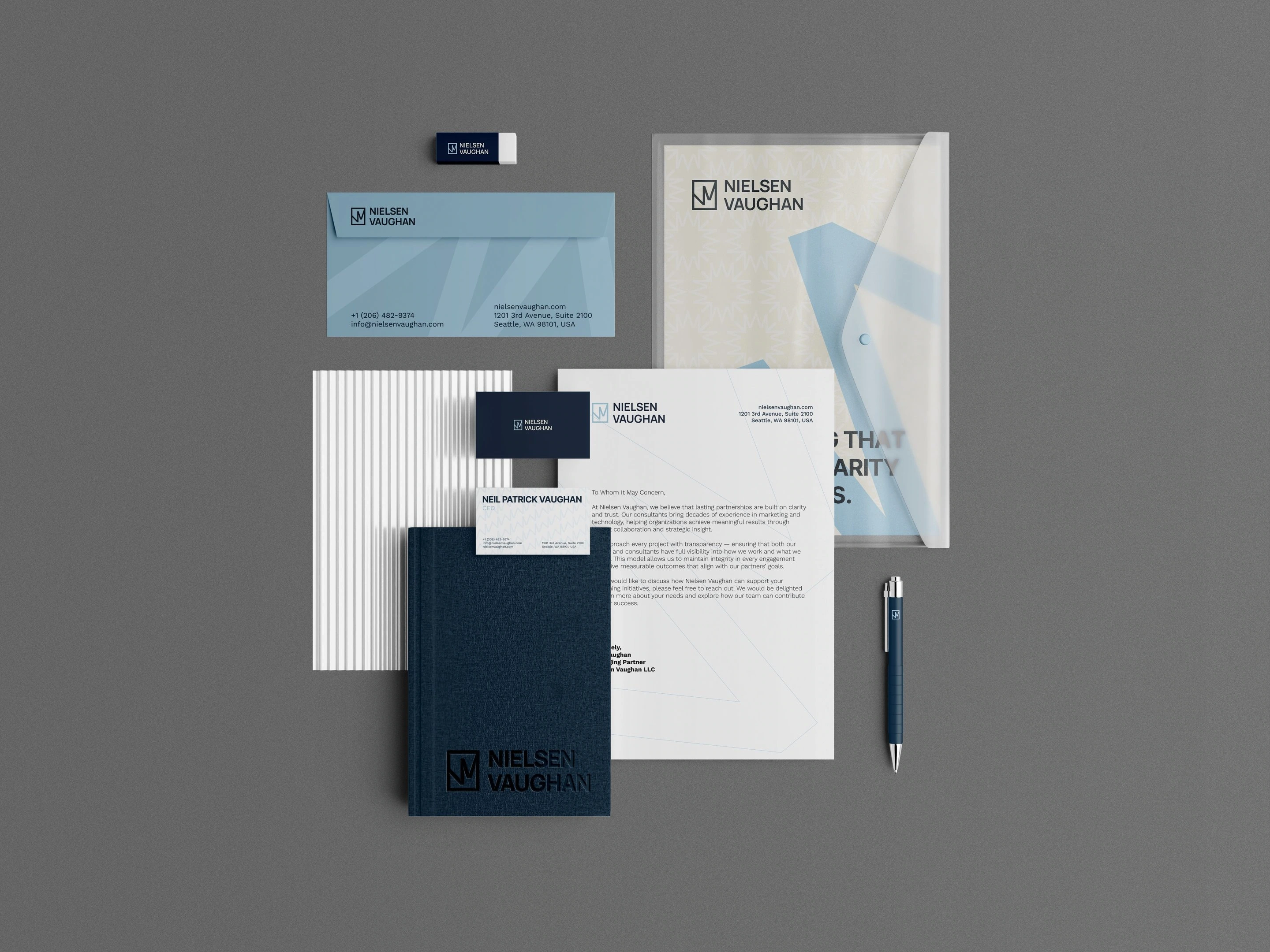 Neilsen Vaughan — brand application