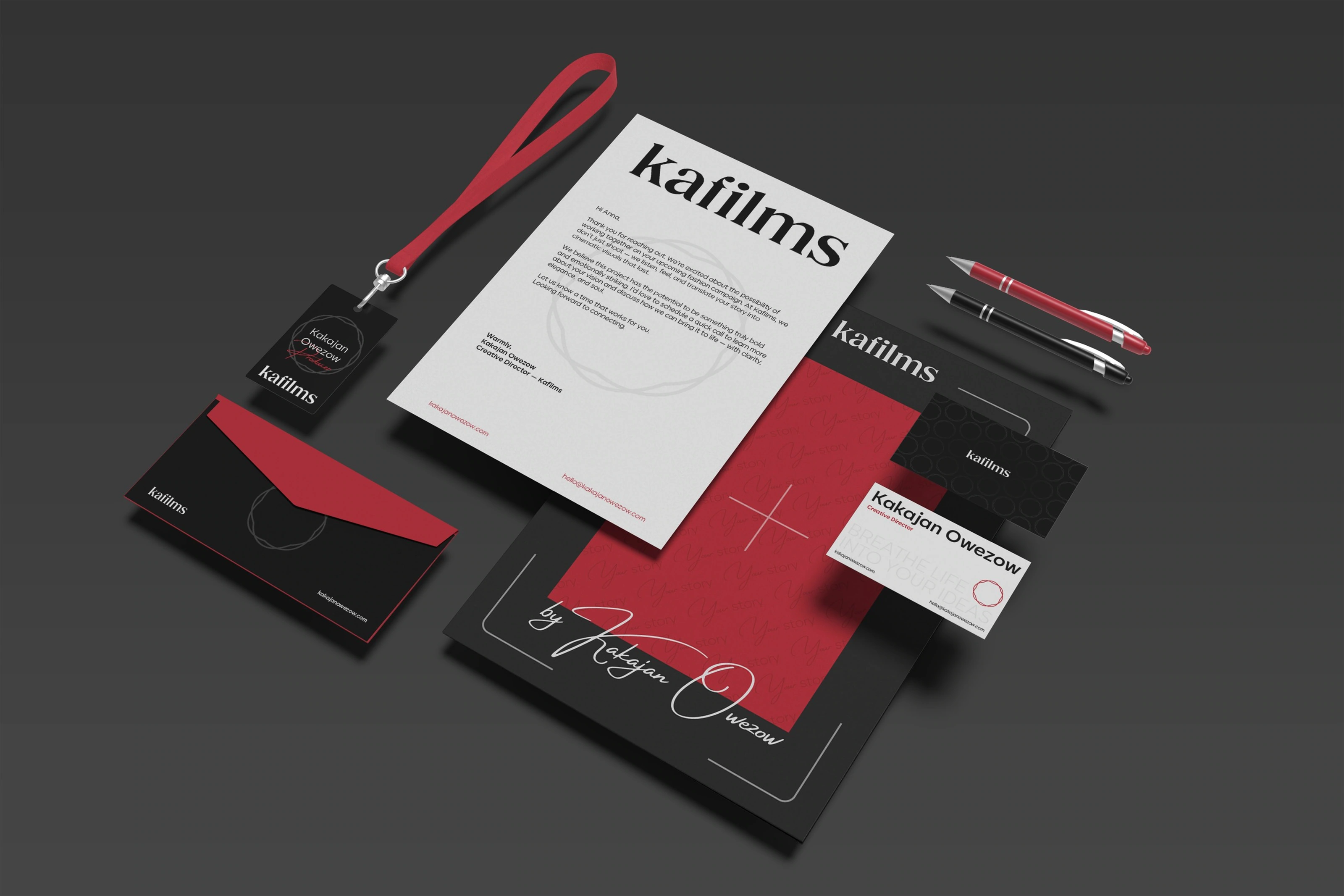 Kafilms — brand application