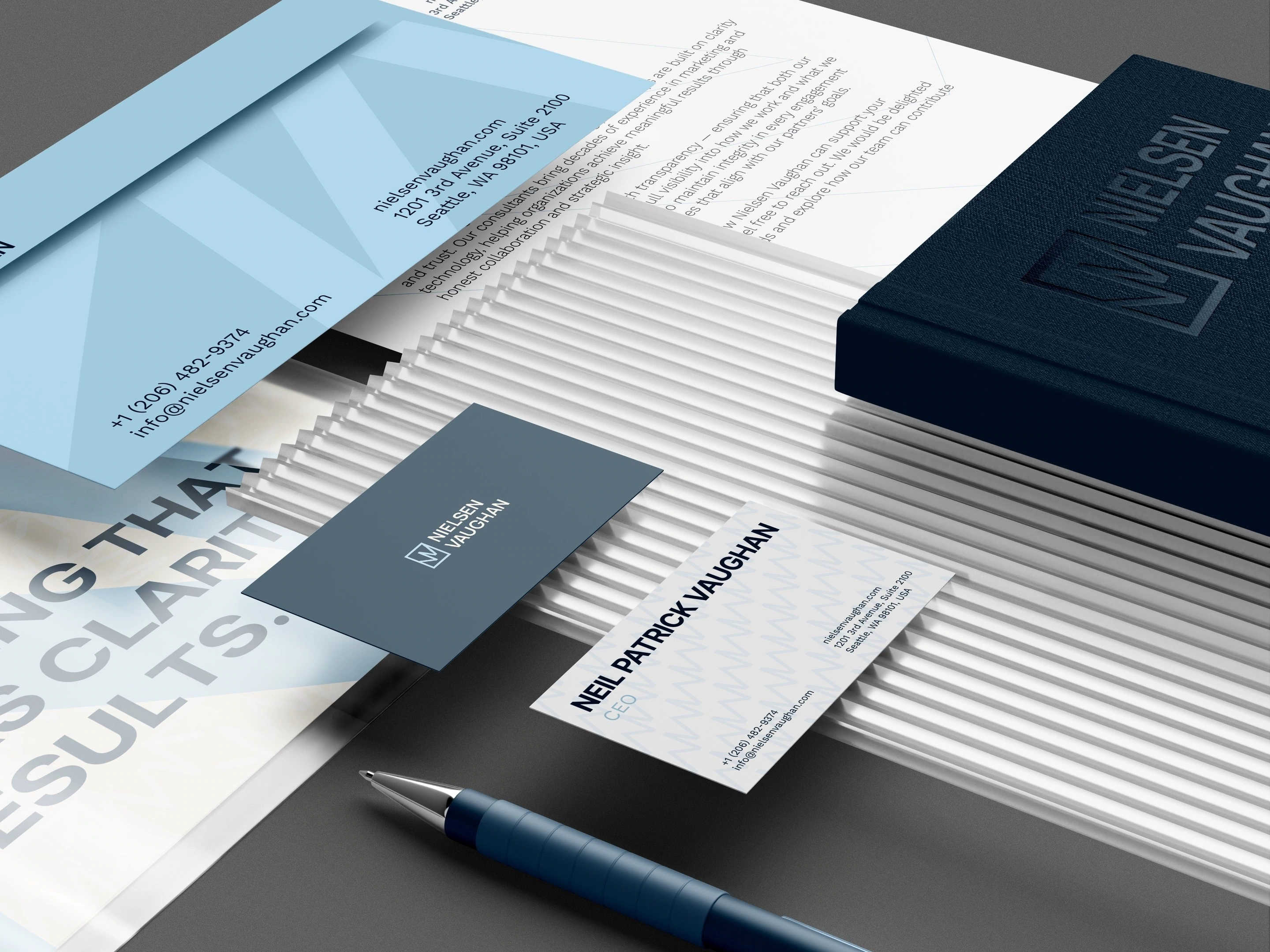 Neilsen Vaughan — brand application
