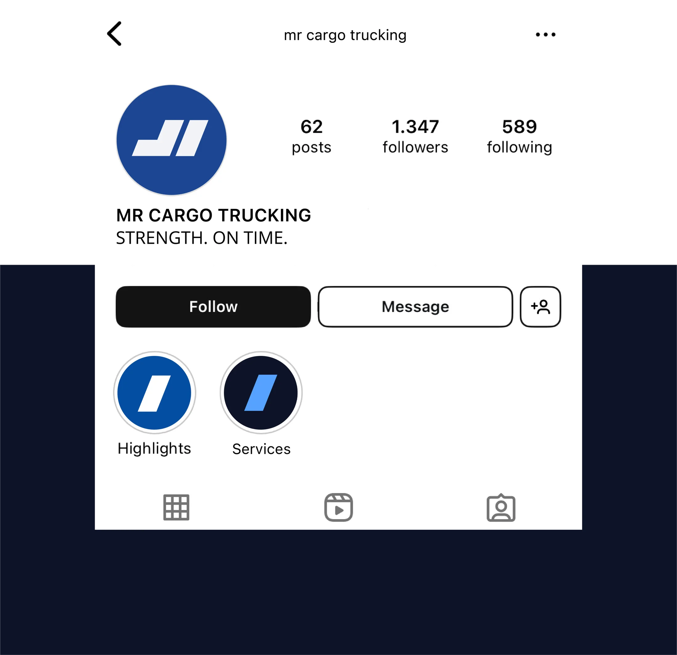 MR Cargo — identity detail