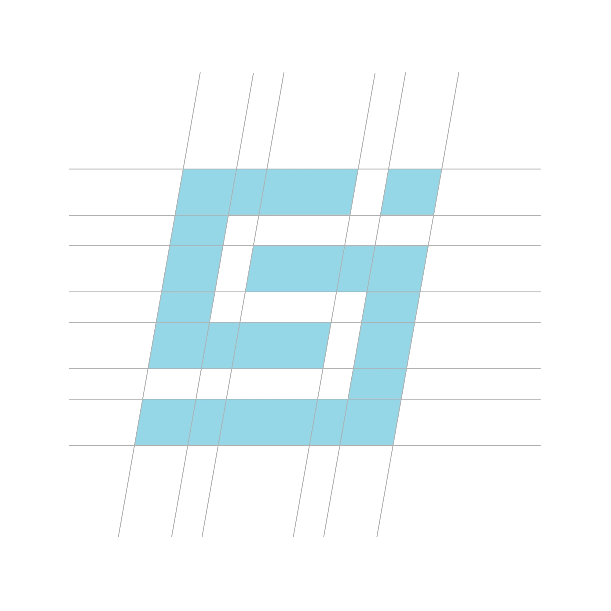 a blue and white logo with a blue and white letter e
