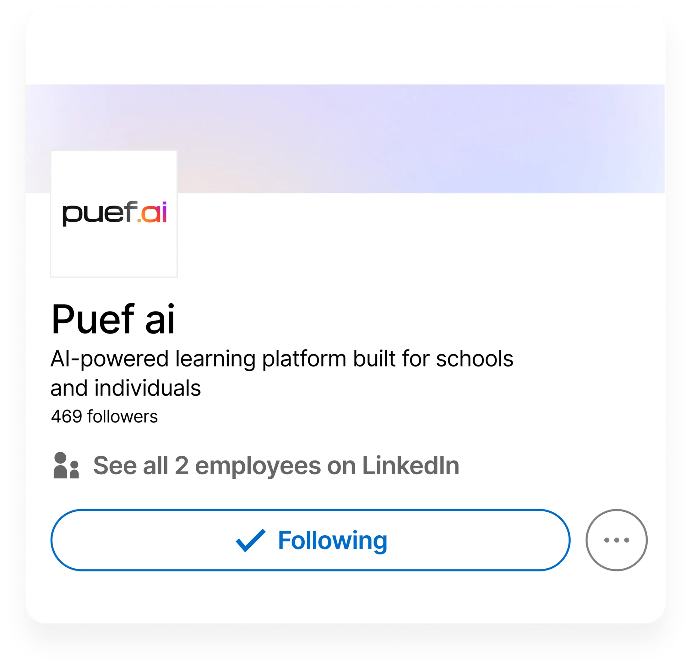 puef.ai — identity detail