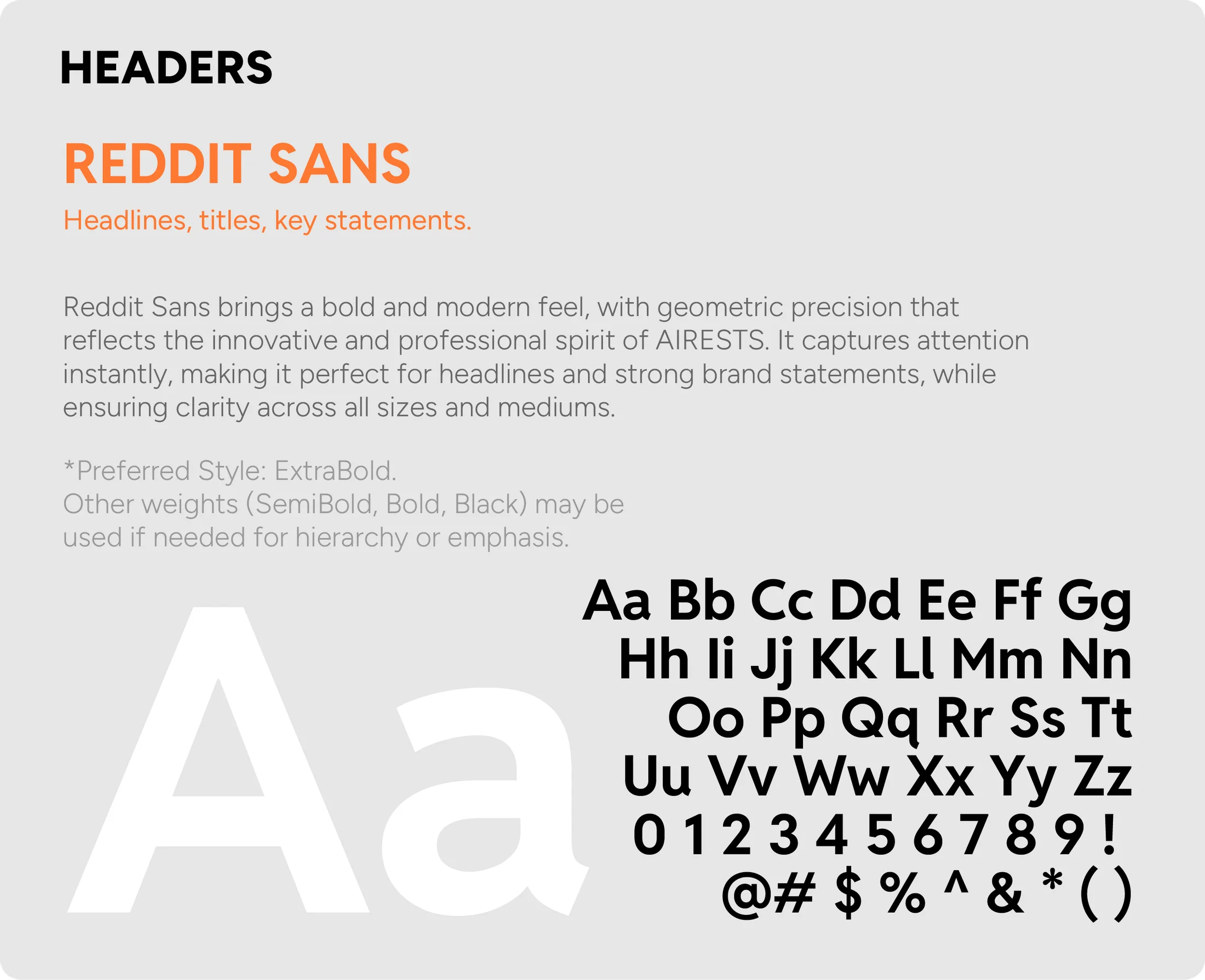 Airests — identity detail