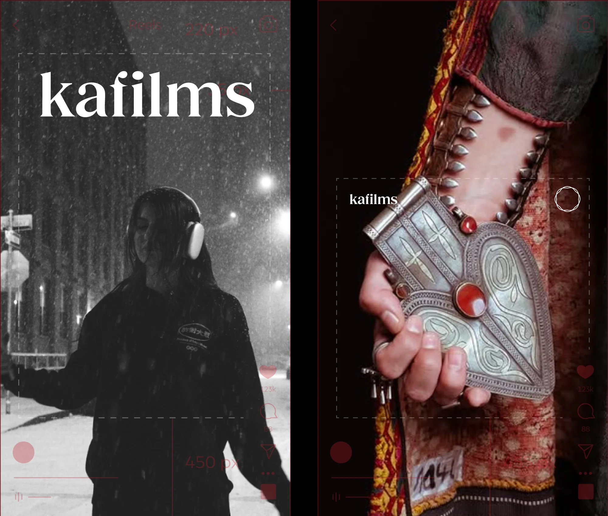 Kafilms — identity detail